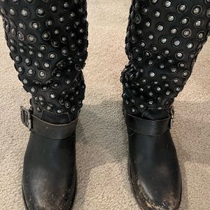 FRYE VERA SLOUCH MOTO BOOT. Excellent condition.
